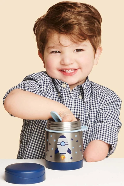 Skip Hop Zoo Paslanmaz Çelik Termos 325 Ml Roket - 4