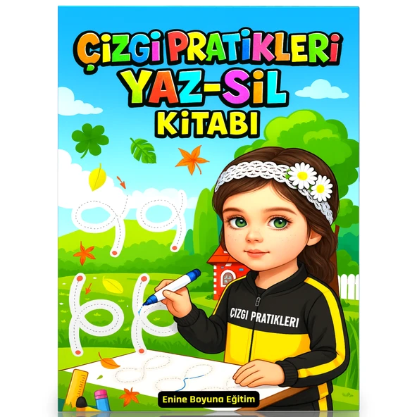 Çizgi Pratikleri YAZ-SİL Kitabı (2-6 Yaş)