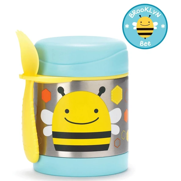 Skip Hop Zoo Paslanmaz Çelik Termos 325 Ml Arı - 1