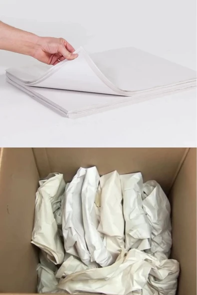 GAZETE BEYAZI BARDAK SARMA TAŞINMA PAKETLEME KAĞIDI 30 X 40 ( 20 ADET) - 2