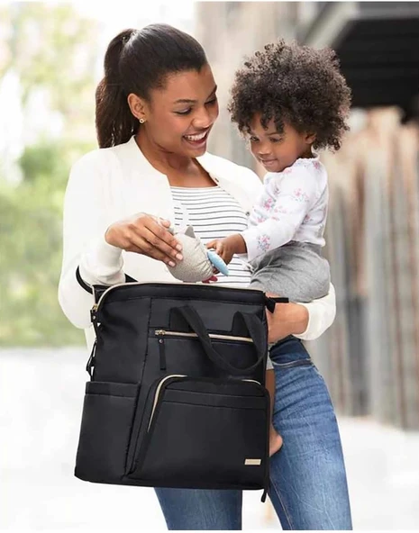Skip Hop Main Frame El Çantası Siyah - 7