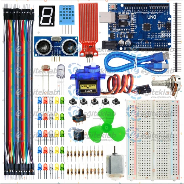 Arduino Uno Başlangıç Eğitim Seti ürün görseli