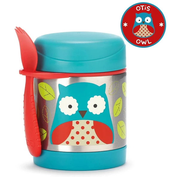 Skip Hop Zoo Paslanmaz Çelik Termos 325 Ml Baykuş