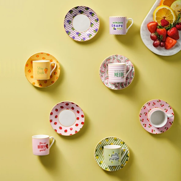 Karaca Fruitee 6 Kşlk Kahve Fincanı ürün görseli