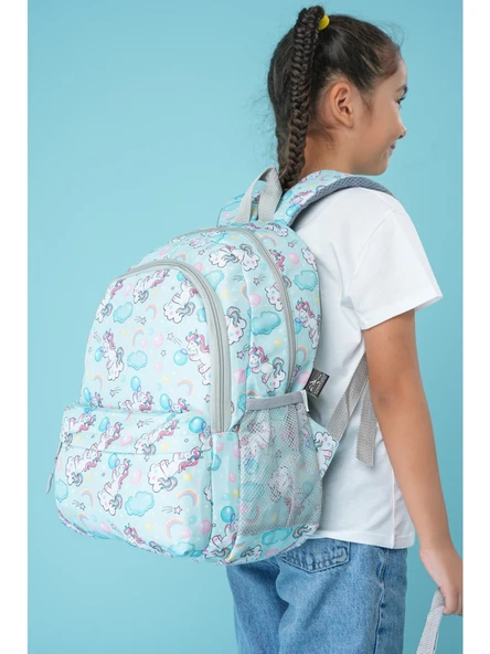Cambridge Polo Club Üçlü Okul Çanta Seti Unicorn Mavi - 2