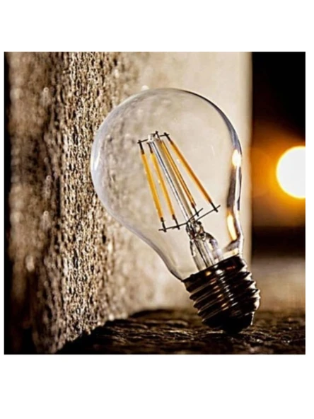 (8 Adet) Osram 6,5W (60W) 2700K (Sarı Işık) Dim Edilebilir E27 Duylu (Kalın Duy) Led Şeffaf Ampul - Resim 4