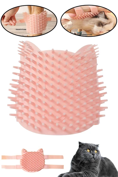 Kedi Köpek Tüy Toplama Eldiveni & Evcil Hayvan Masaj Tarağı 2'li Set - 3