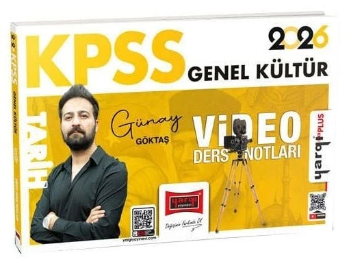 Yargı 2026 KPSS Tarih Video Ders Notları - Günay Göktaş Yargı Yayınları ürün görseli 1