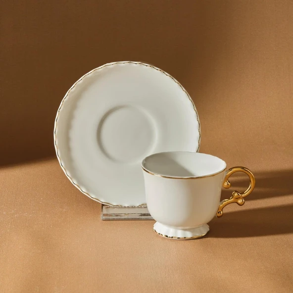 KARACA Elegant 80 Ml 6 Kişilik Kahve Fincanı - Resim 4