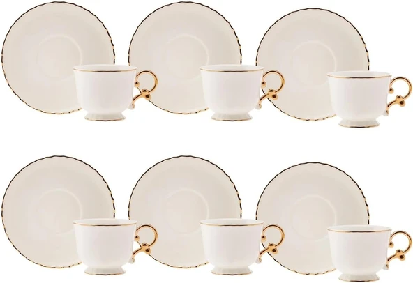 KARACA Elegant 80 Ml 6 Kişilik Kahve Fincanı ürün görseli