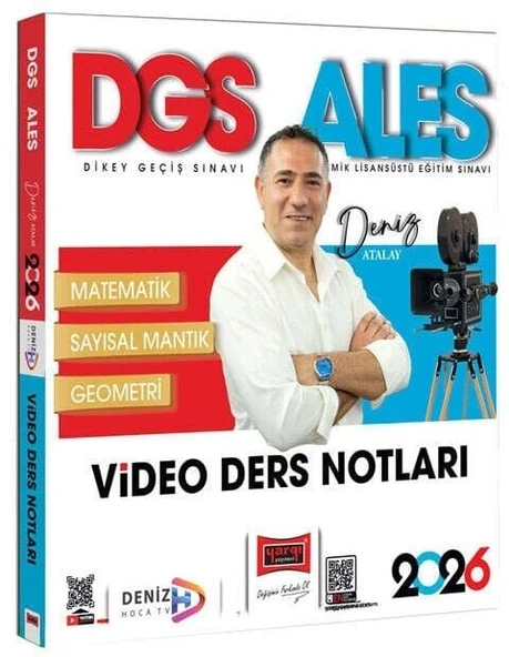 Yargı 2026 DGS ALES Matematik Sayısal Mantık Geometri Video Ders Notları ürün görseli