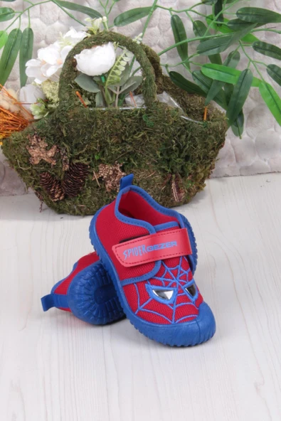 Fort 3450 Gz Spıder Anaokulu Kreş Ev Erkek Çocuk Keten Panduf Ayakkabı - Resim 9