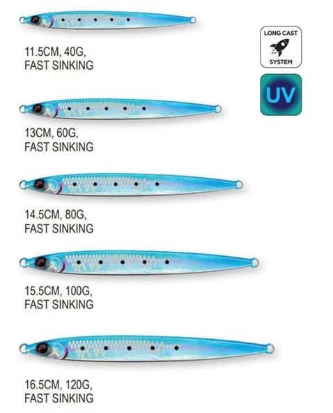 Savage Gear Sardine Slider 13 cm 60 gr Sahte Balık  UV BGO - Resim 3