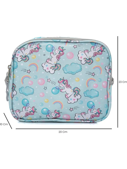 Cambridge Polo Club Üçlü Okul Çanta Seti Unicorn Mavi - 6