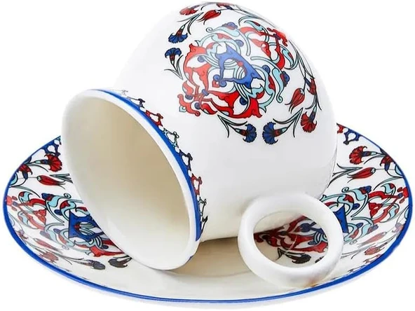 KARACA HATTAT 6 KİŞİLİK 90 ML KAHVE FİNCANI - Resim 3