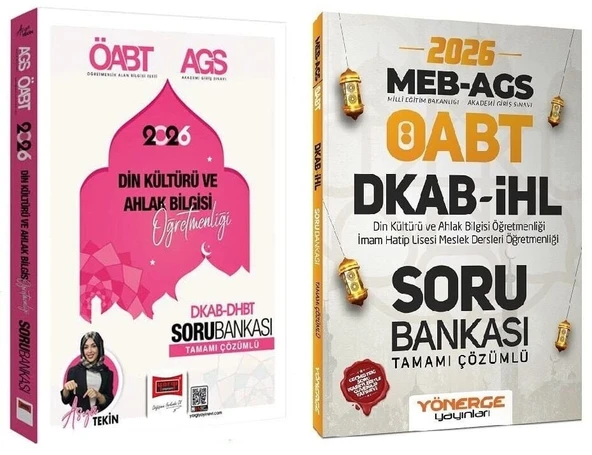 Yargı + Yönerge 2026 ÖABT MEB-AGS DHBT Din Kültürü ve Ahlak Bilgisi Öğretmenliği Soru Bankası 2 li Set ürün görseli