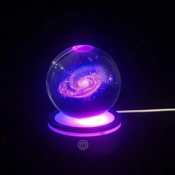 Dönen Gezegen Cam Küre ürün görseli