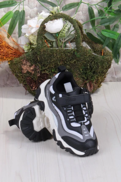 Vicco 346.F25K.244 Pote Siyah Outdoor Erkek Çocuk Ayakkabı - Resim 4