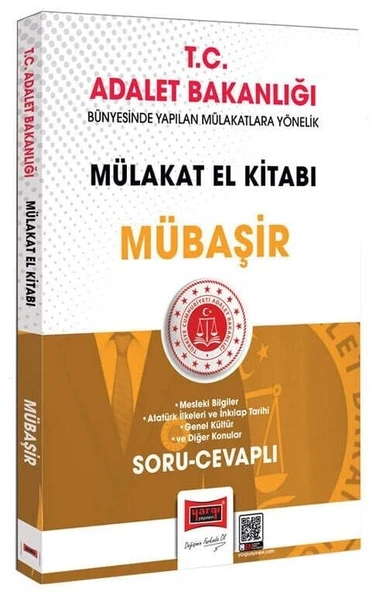 Yargı GYS Adalet Bakanlığı Mübaşir Soru-Cevaplı Mülakat El Kitabı Görevde Yükselme Yargı Yayınları