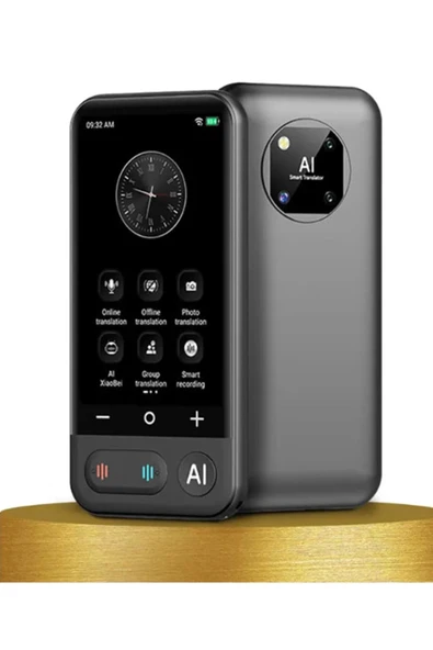 Kameralı 140 Dilde Wifi Özellikli Translator Elektronik Çeviri Cihazı Türkçe Menü ürün görseli