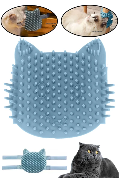 Evcil Hayvan Tüy Toplama Eldiveni & Kedi Köpek Silikon Masaj Tarağı 2'li Set - 3