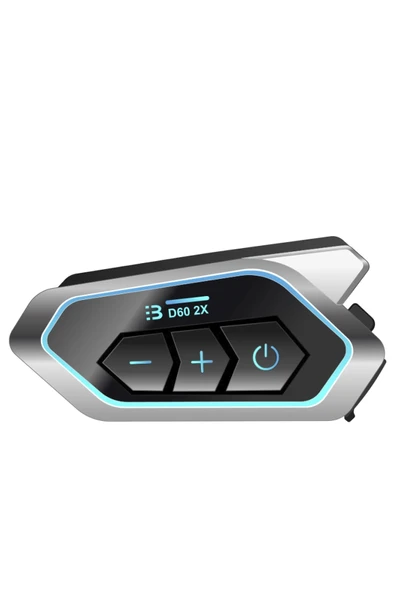 D60 2x Motosiklet Kask Kulaklığı Bluetooth Intercom Rgb Işıklı 2 Intercom Bağlantılı ürün görseli