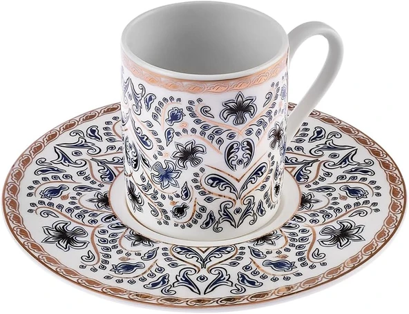 KARACA NEW DELFT BLUE 6 KİŞİLİK KAHVE FİNCANI - Resim 2