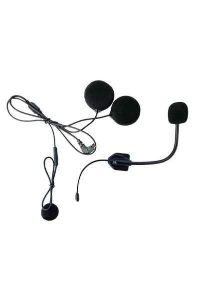 Mikrofonlu Motosiklet Kaskı Kulaklığı Tam/yarım Yüz Kaskları İçin 2 si 1 Arada Kulaklık Seti - 4