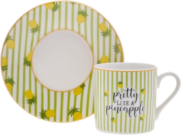 Karaca Fruitee 6 Kşlk Kahve Fincanı - Resim 3