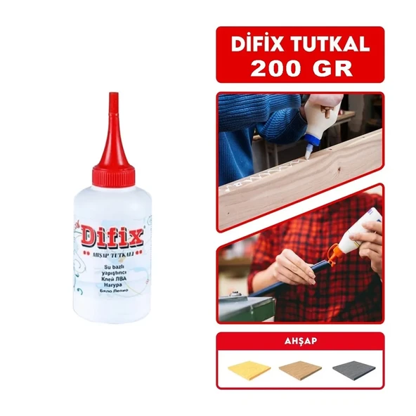 Difix Su Bazlı Ahşap Tutkalı - Resim 2