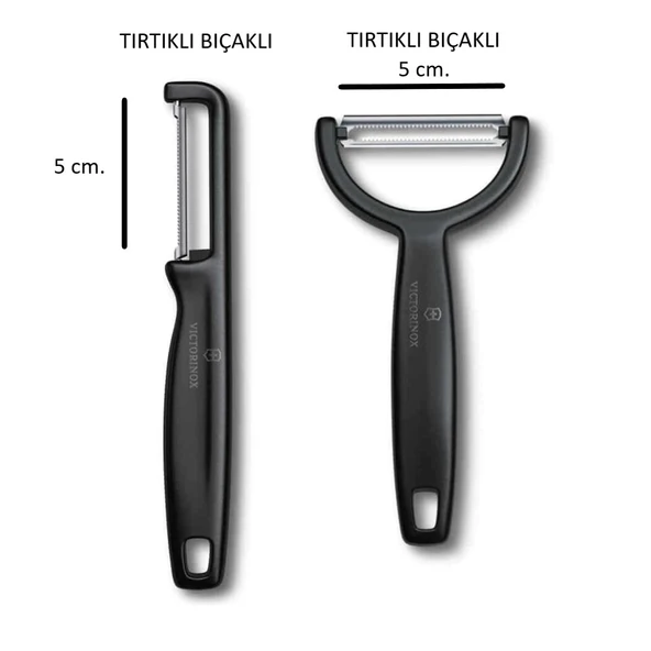 Siyah Soyacak Seti 2 li (Tırtıklı Kenar & Tırtıklı Kenar) ürün görseli