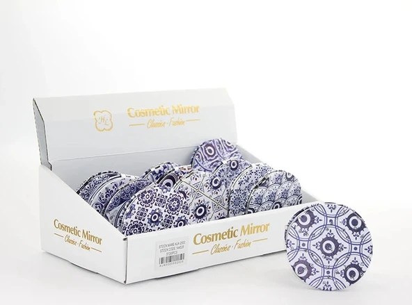 Taşlı Nazar Boncuklu El Aynası İnce Alk2500 ürün görseli 1