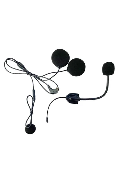 Mikrofonlu Motosiklet Kaskı Kulaklığı Tam/yarım Yüz Kaskları İçin 2 si 1 Arada Kulaklık Seti - 4