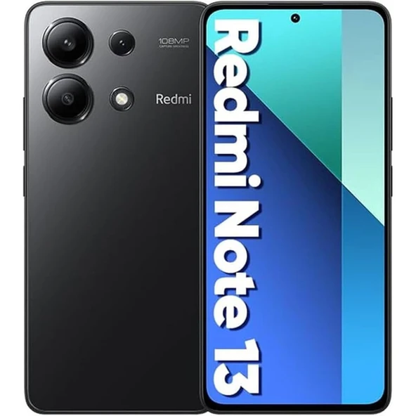 Xiaomi Redmi Note 13 8+4 Ram / 256Gb Siyah (Outlet/Yenilenmiş-İkinciel)