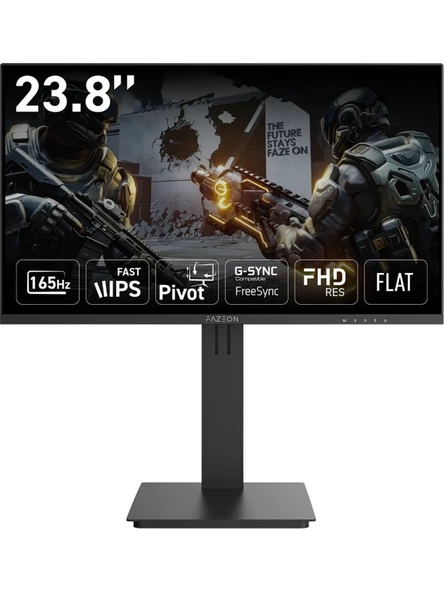 Fazeon X24F166P 24” 165Hz 5ms IPS Full HD HDMI+DP Pivot Gaming Monitör