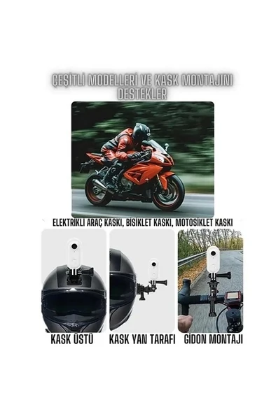 Mini 4k Wıfı Aksiyon Kamerası Vücut Kamerası Giyilebilir Video Kaydedici Hafıza Kartı Dahil - Resim 3