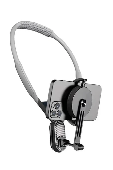 360 Derece Ayarlanabilir Boyun Askılı Manyetik Telefon Tutucu ürün görseli 1