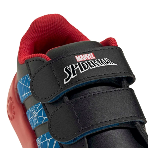 AdidasJQ7828Grand Court Spider-Man Cf IBebek Günlük Spor Ayakkabı - Resim 6