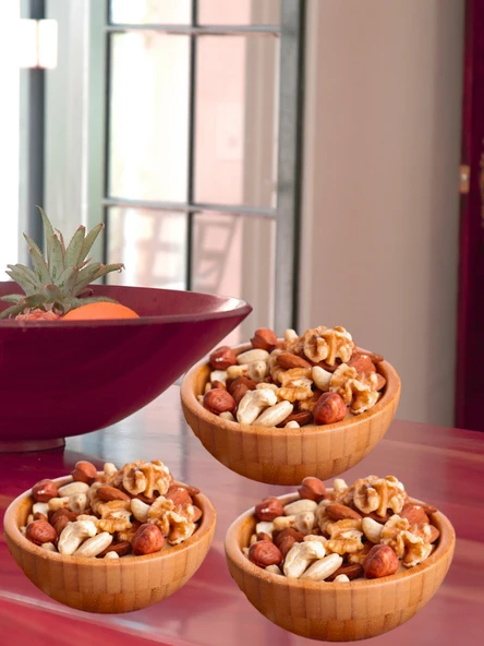 Mucit Home Bambu 3'lü Bambu Mini Lokumluk, Çerezlik, Sosluk & Reçellik ürün görseli