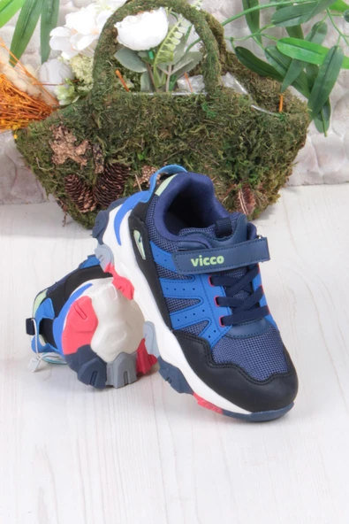 Vicco 869.F25K.304 Teo Lacivert Outdoor Erkek Çocuk Ayakkabı - Resim 4