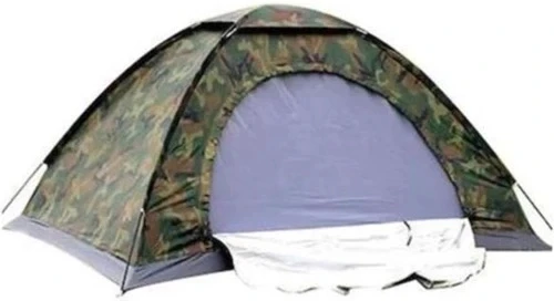 4 Kişilik Kamuflaj Desenli Kolay Kurulumlu Kamp Çadırı - 3