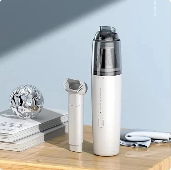 Şarjlı Mini Araç İçi Süpürge - Resim 2