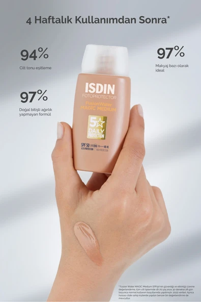 ISDIN Fotoprotector Fusion Water Color Magic Spf50 Medium 50 ml - Resim 3