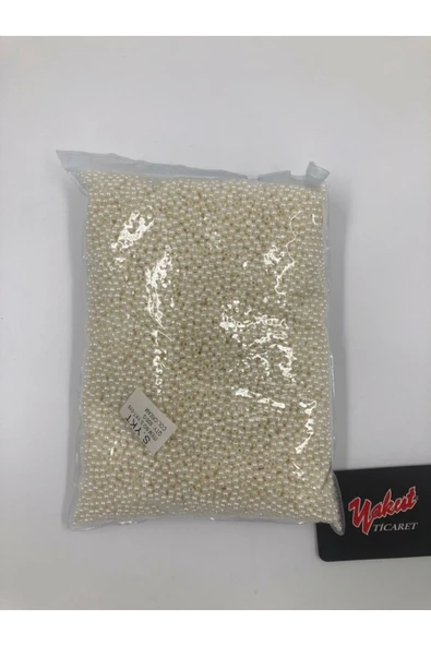 İnci Kaliteli Plastik Boncuk 500 gr - 1