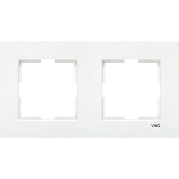 Viko Kare Viko Karre Seri Beyaz Ikili Yatay Çerçeve 3 Adet - Resim 3