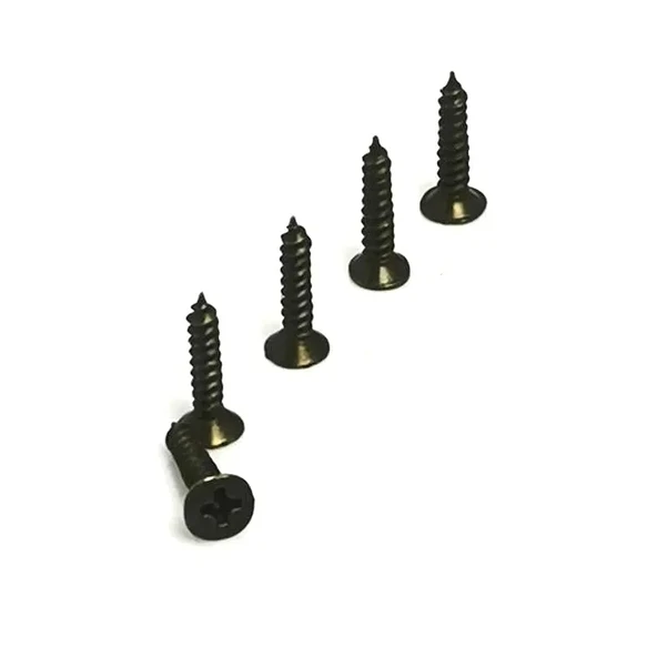 Klips, Menteşe, Ayak, Ağaç, Sunta Vidası 2,2x9,5mm - Siyah 100 Adet - 2