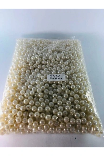 İnci Kaliteli Plastik Boncuk 500 gr - 1