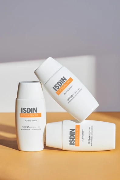 ISDIN Fotoultra 100 Active Unify Spf50 50 ml Leke Karşıtı Yüz Güneş Kremi - Resim 5