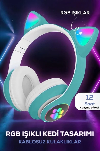 Kedi Figurlu Kulaklık - 3