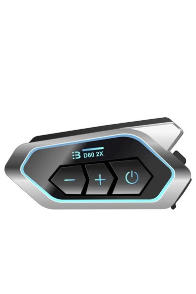 D60 2x Motosiklet Kask Kulaklığı Bluetooth Intercom Rgb Işıklı 2 Intercom Bağlantılı ürün görseli
